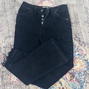 Free people cropped jeans